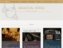 Tablet Screenshot of medieval-rings.com